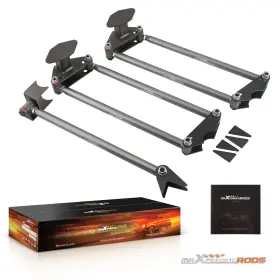 W05c91 Maxpeedingrods Universal Weld-on Parallel 4 Link Kit Rat Truck For Classic Car Air Ride