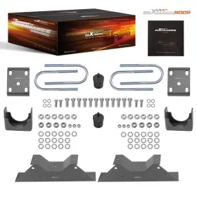 W14c9q Maxpeedingrods 6 Inch Flip Kit Lowering With C Notch For Chevy C10 1973-1987 Powder Coated