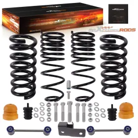 W4fyed Maxpeedingrods Adjustable Coil Spring Drop Kit For Ram 1500 Classic 2wd 2019-24 2 Inch /4 Lowering