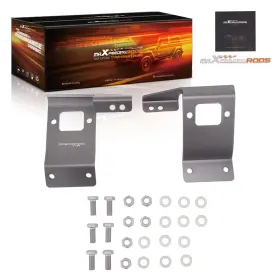 Waeg1s Maxpeedingrods Rear Upper Shock Mount Extension For Gmc Sierra C1500 88-98 Powder Coat Steel