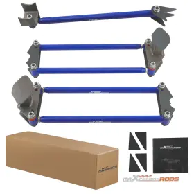 4-link Maxpeedingrods Wptq8i Universal Weld-on Parallel Kit Rat Truck Fit For Classic Car Air Ride