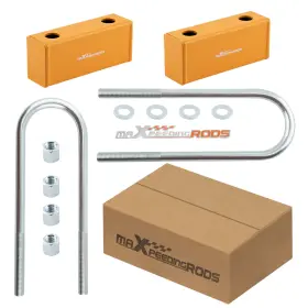 X06d2o Maxpeedingrods 3 Inch Drop Blocks Lowering Kit For Chevy C10 C20 C1000 C2000 2wd 1963-1972