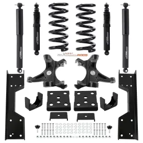 X2p3w0 Maxpeedingrods Front 4 Inch Rear 6 Lowering Kit With Shock For Chevy Gmc C1500 88-98 1.25 Rotors
