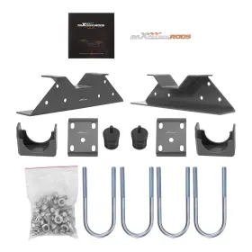 X46nyj Maxpeedingrods 6 Inch Rear Axle Flip Kit With C Notch For Chevrolet C10 Gmc C15 1/2 Ton 1973-1987
