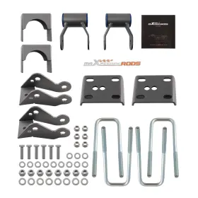 Xcd1y0 Maxpeedingrods 5 Inch Rear Flip Kit For Ford F150 2wd 2004-2014 Lowering Axle With U-bolts