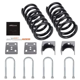 Xpzad3 Maxpeedingrods 3 Inch Lowering Coil Springs 5 Drop Axle Flip Kit For Ford Ranger/mazda 1998-2014
