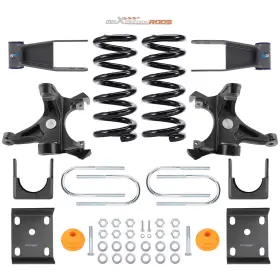 Xw4bmf Maxpeedingrods Front 4 Inch Rear 7-8 Suspension Lowering Kit For Silverado/sierra 1/2 Ton 1988-98 Xw4bmf Maxpeedingrods Front 4 Inch Rear 7-8 Suspension Lowering Kit For Silverado/sierra 1/2 Ton 1988-98