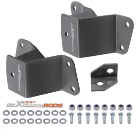 Xyl4n2 Maxpeedingrods 2 Inch Rear Axle Drop Hangers Lowering Kit For Chevy Gmc C1500 1/2 Ton 1988-1998
