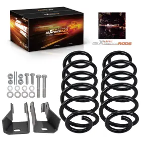 Maxpeedingrods Y7rok8 Rear Lowering Springs Set For Gmc Yukon Chevrolet Tahoe 2007-2020 2 Inch Drop