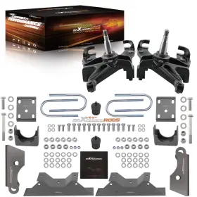 Yz91he Maxpeedingrods Suspension Drop Kit With C-notches For Chevy C10 Gmc C15 1973-1987 2wd