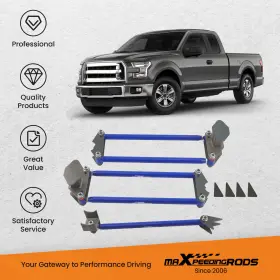 Zdk49u Maxpeedingrods Universal Weld On Parallel 4 Link Suspension Kit Pan Hard Bar For Car Air Ride