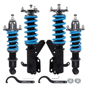 Zkauv7 Maxpeedingrods Coilover Suspension Kit 24 Way Damper Adjustable For Honda Civic Sedan 2001-2005