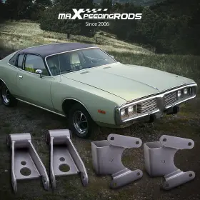 Zom4i9 Maxpeedingrods 4 Inch Rear Drop Lowering Kit For Dodge Ram Charger D100 D150 2wd 1972-1993 #3