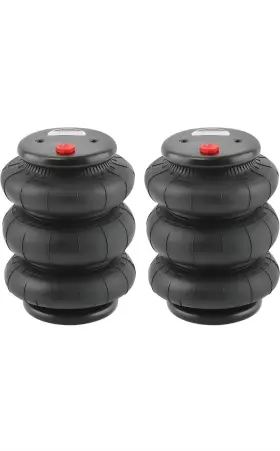 Ambag-3ab2600-2 Maxspeedingrods 2 Triple Bellow 2600 Bags 1/2 Inch Npt Single Port Ride Air Springs Bag Suspension