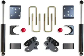 203240 Maxtrac Rear 4 Inch Drop Flip Kit With Hangers And Shocks Fits Ford F150 2015-2024