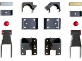 301340 Maxtrac Rear 3 Inch -4 Drop Flip Kit With Shackles Fits 2007-2018 Silverado 1500