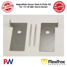 9917mr Maxtrac Magneride Sensor Rods And Plate Kit For 2015-2018 Gmc Sierra Denali 1500