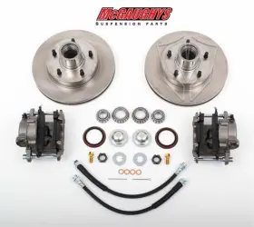 63205 Mcgaughys Chevelle 1964-1972 Front Disc Brake Kit For Drop Spindles 5x4.75 Garage Sale