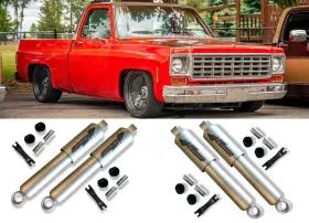 Mcg1350 Mcgaughys C10 1973-1987 Drop Front And Rear Nitrogen Lowering Shocks