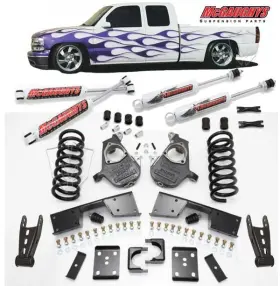 Mcg93030 Mcgaughys Chevrolet Silverado 1500 2001-2006 5/7 Deluxe Drop Kit With Shocks - Mcgaughy