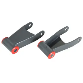 7394040 Menbager 2 Inch Rear Drop Lowering Shackle Kit Fit For 1999-07 Ford F250 F350 Super Duty 2wd