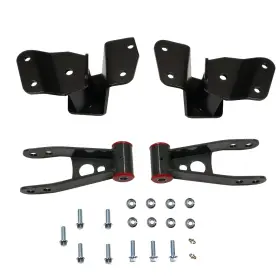 499-225 Mid Valley Pair 4 Inch Lowering Parts Drop Shackles And Hangers For 1988-98 Silverado Sierra 1500