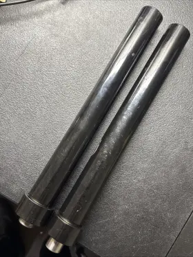 Mk Garage Inc H10010 14 Inch Hydraulic Cylinders Regular Fat Black Pair / Lowrider Parts