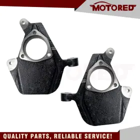Motored-parts Spindles X2 New 2 Inch Drop Lowering For 99-06 Chevy Gmc Silverado Sierra 1500 2wd 4wd