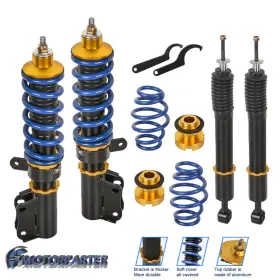 90o143029o798 Motorparter Box 4 Coilovers Struts Shocks For 2006-08 Honda Fit 1.5l Adjustable Ride Height