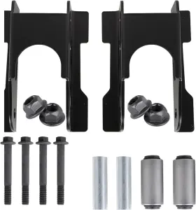2-1020949-652074 Munirater 2-pack Rear Leaf Spring Shackle Repair Kit Replacement For #2