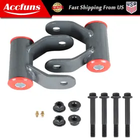 63277-a5674 Munirater For 2002-2008 Dodge Ram 1500 2 Inch Rear Drop Kit Lowering Steel Shackles 4x2 4x4 63277-a5674 Munirater For 2002-2008 Dodge Ram 1500 2 Inch Rear Drop Kit Lowering Steel Shackles 4x2 4x4