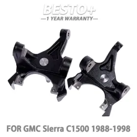 Munirater Btp279270p 2 Inch Drop Spindles Fit For Suburban C2500 1992 1993 1994-1998 1999 3/4 Ton 6 Lug