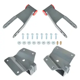 K-dr-gm99-r4-003 Munirater For Chevy Silverado Gmc Sierra 1999-2006 4 Inch Drop Kit Rear Shackles And Hangers #2