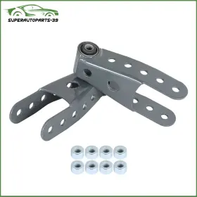 Sap368628p Munirater 2 New Inch -3 Rear Lowering Drop Shackle Kit For 2007-18 Chevy Silverado 1500