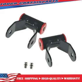 Tsp23970s Munirater For 2002-08 Dodge Ram 1500 2wd 2pcs Drop Rear Lowering Shackles Leveling Kit