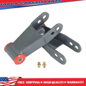 Tsp283770s Munirater 2 Inch Rear Adjustable Lowering Shackles Drop Kit For 1975-1987 Chevy Gmc C10 2wd