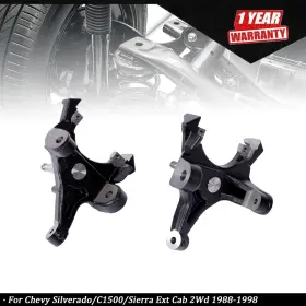Tur871860i Munirater 2 Inch Drop Spindles For Chevy Silverado Gmc Sierra C1500 2wd 88-1998 Lowering Kit