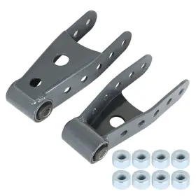 Ce1789584iec Muparkt 2 Inch -3 Rear Lowering Drop Shackle Kit For Chevy 07-18 Silverado Gmc Sierra