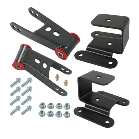 Ce2938848iec Muparkt 2 Inch -4 Drop Shackles Hangers Lowering Kit For Dodge 94-02 Ram 2500 3500 2wd 4wd