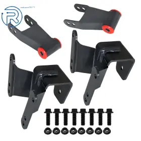 596442 Netuera 4 Inch For Chevrolet Gmc C10 2wd 1974-1986 Rear Drop Lowering Kit Hanger Shackle