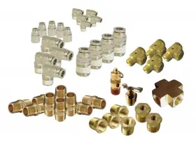 201-38-fittings Numatics/ Parker Tank Mounted 3/8 Valves Air Ride Suspension Fittings For 8 1/2 Port