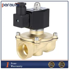Pa128408p01 Parautostore 1 Inch Npt Air Suspension Valve Solenoid Brass Electric 12v Gas Water N/c