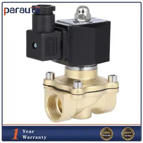 Pa128409p01 Parautostore 3/4 Inch Npt 110-120v Brass Electric Solenoid Valve Gas Water Air Normally Closed