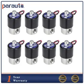 Pa843254p01 Parautostore 8 Solid 1/4 Inch Npt 12v Air Ride Suspension Valve Solenoid Electric Stainless Steel