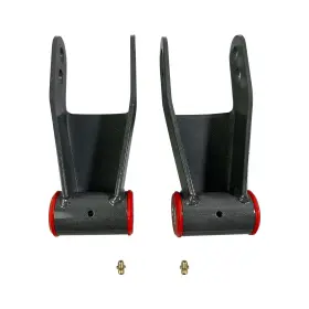 411120 Partner Motors 1 Inch -2 Rear Drop Shackles Lowering Kit For 1973-1986 1987 Chevy C10 Truck #2