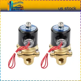 Pmt829116am01 Partsmarket2018 2pc Air Suspension Solenoid 3/8 Inch Npt Brass Electric Valve For Train Horn Fast
