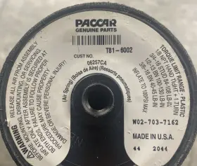 T81-6002 Peterbilt Genuine Oem Paccar Cab Air Spring Kw #3