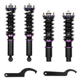 Pf022020-33 Set 4 Coilover Struts Kit For Honda Cr-v 96-01 Adjustable Height Shock Absorbers