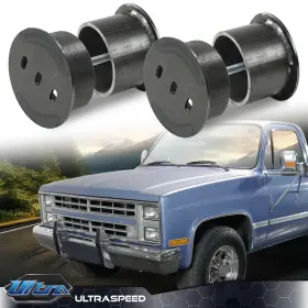 Pit660815-2 Pit66 Universal Front Air Ride Bag Brackets Kit Cups 4.5 Inch Od Fit For Chevy Car Truck