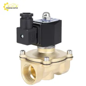 Pr128407e01 Premium Motoring 1x 1 Inch Npt 110-120v Air Suspension Valve Solenoid Brass Electric N/c For Horn